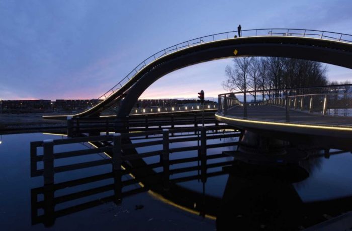 The Melkwegbridge by MEXT Architects, Purmerend, Netherlands