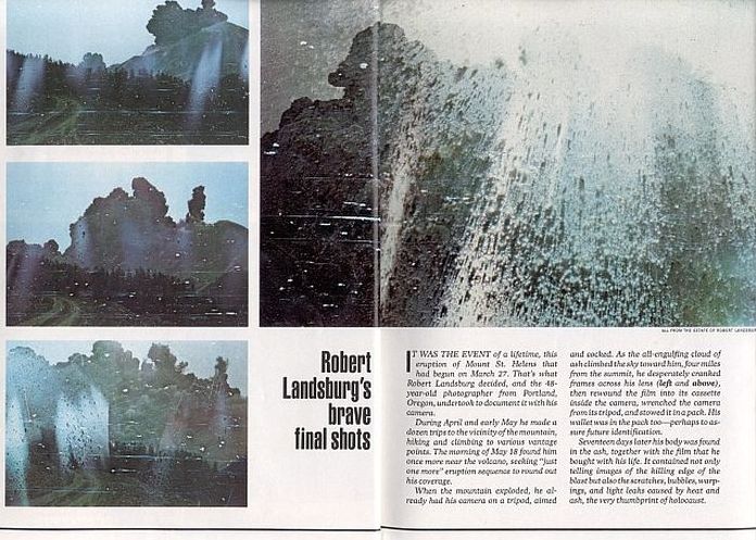 1980 Eruption of Mount St. Helens by Robert Emerson Landsburg