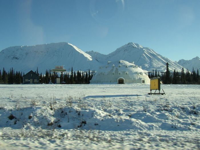 Abandoned Igloo Hotel, Igloo City, Cantwell, Alaska, United States