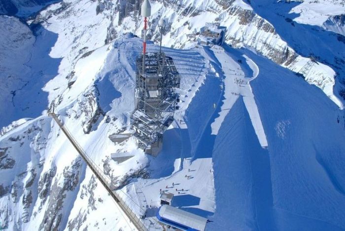 Suspension bridge, Titlis, Switzerland