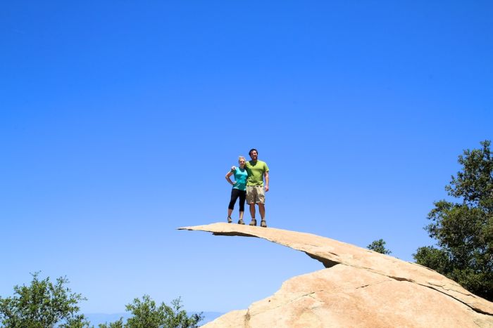 Potato Chip Rock, Lake Poway Park, Poway, California, United States