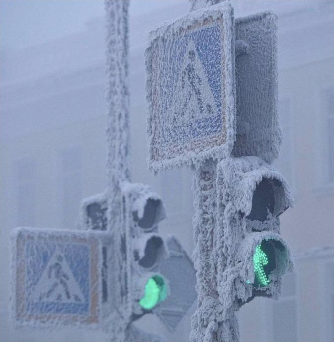 Oymyakon, Indigirka River, Sakha Republic, Russia