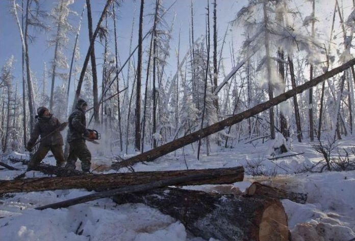 Oymyakon, Indigirka River, Sakha Republic, Russia