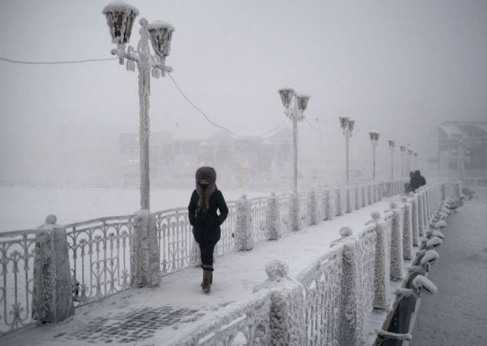 Oymyakon, Indigirka River, Sakha Republic, Russia