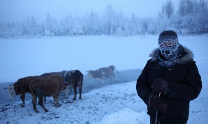 Oymyakon, Indigirka River, Sakha Republic, Russia