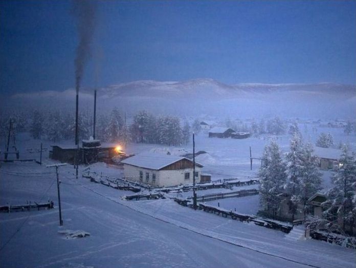 Oymyakon, Indigirka River, Sakha Republic, Russia