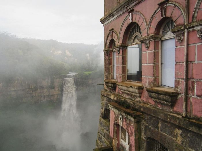 The Hotel del Salto, Tequendama Falls, Bogotá River, Colombia