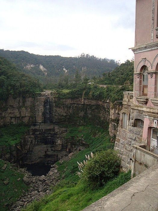 The Hotel del Salto, Tequendama Falls, Bogotá River, Colombia