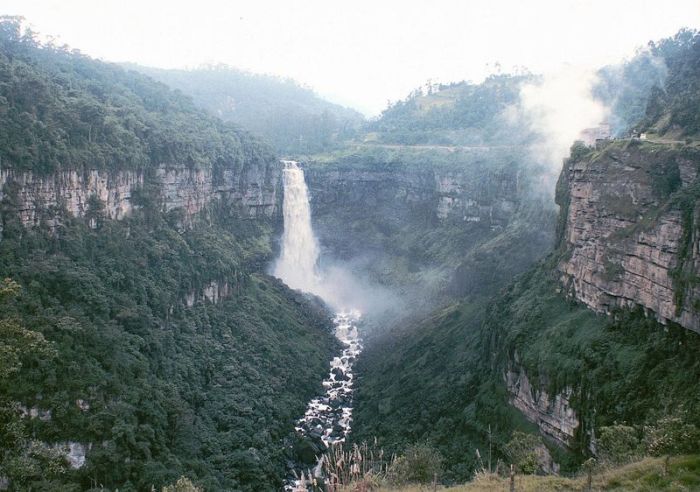 The Hotel del Salto, Tequendama Falls, Bogotá River, Colombia