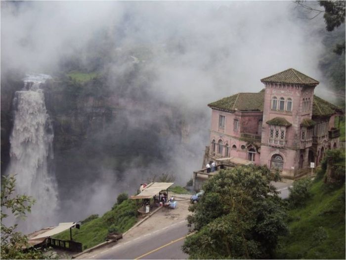 The Hotel del Salto, Tequendama Falls, Bogotá River, Colombia