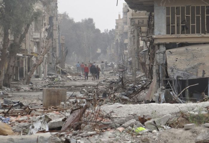 Syrian civil war, Damascus, Aleppo, Syria