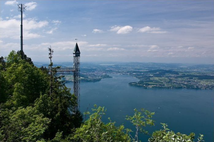 Hammetschwand Lift, Lake Lucerne, Bürgenstock plateau, Switzerland