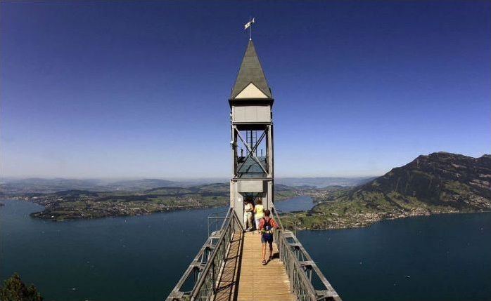 Hammetschwand Lift, Lake Lucerne, Bürgenstock plateau, Switzerland