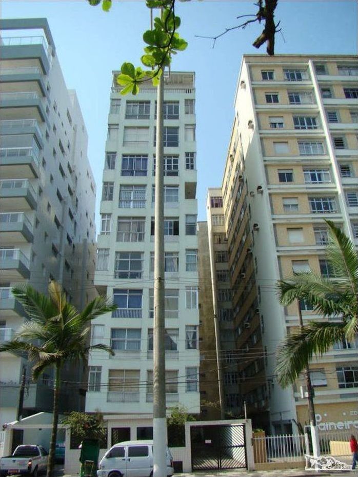 Leaning buildings of Santos, São Paulo, Brazil