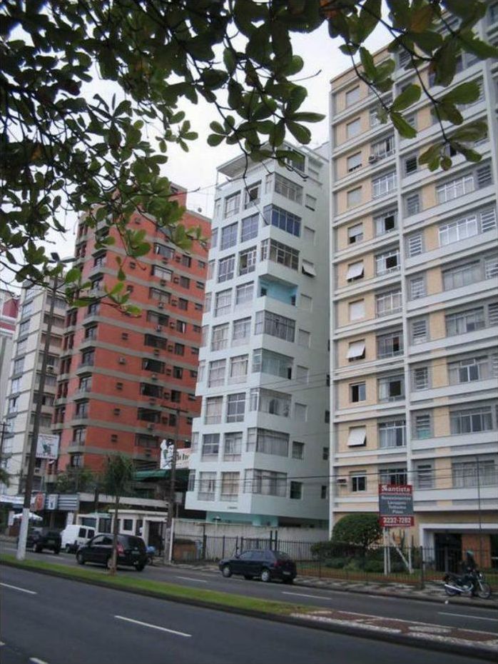 Leaning buildings of Santos, São Paulo, Brazil