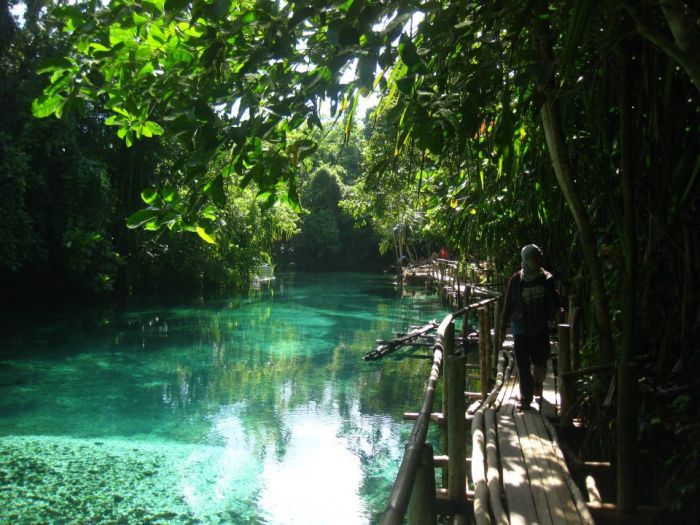 Enchanted Hinatuan River, Surigao del Sur, Mindanao island, Philippines