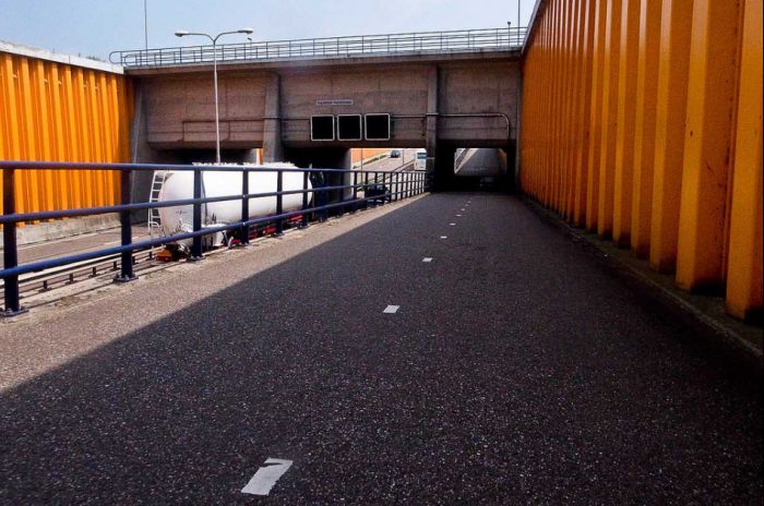 Aqueduct Veluwemeer, Flevoland, Gelderland, Netherlands