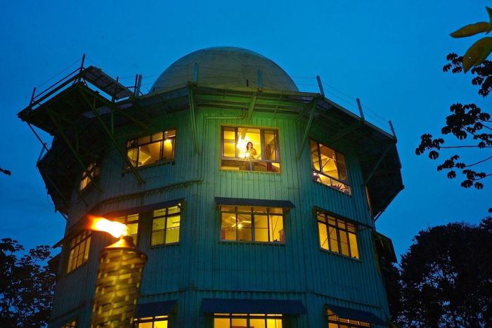 Canopy Tower hotel, Semaphore Hill, Soberania National Park, Panama City, Panama