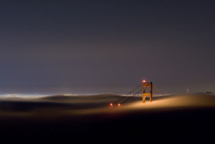 San Francisco at night, California, United States