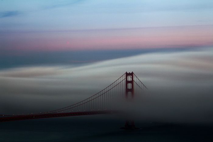 San Francisco at night, California, United States