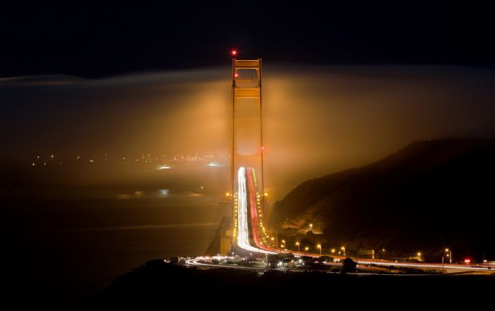 San Francisco at night, California, United States