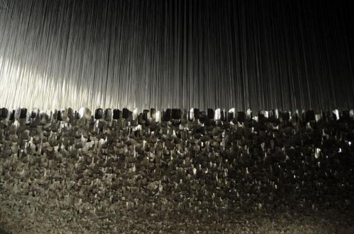 58,226 dog tags in National Veterans Art Museum, Chicago, Illinois, United States