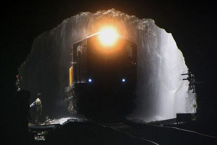 Dudhsagar Falls Railway Bridge, Mandovi River, Goa, India