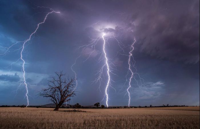 storms, lightnings and tornadoes