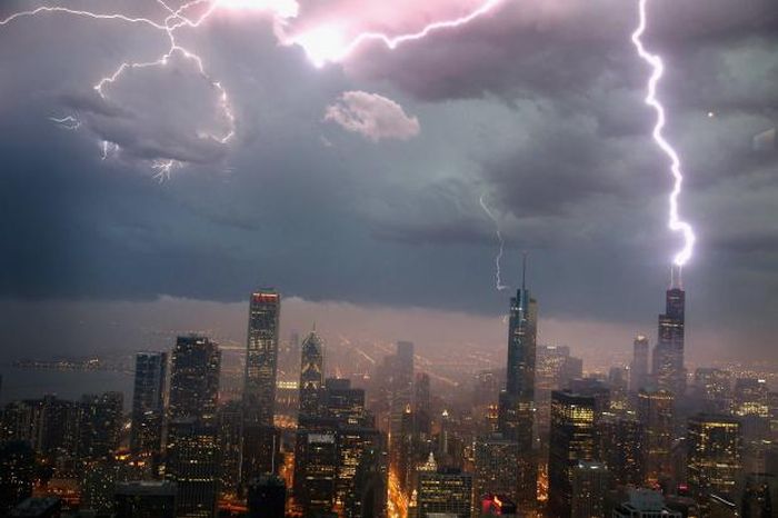 storms, lightnings and tornadoes