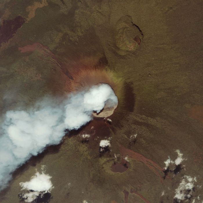 volcano from space