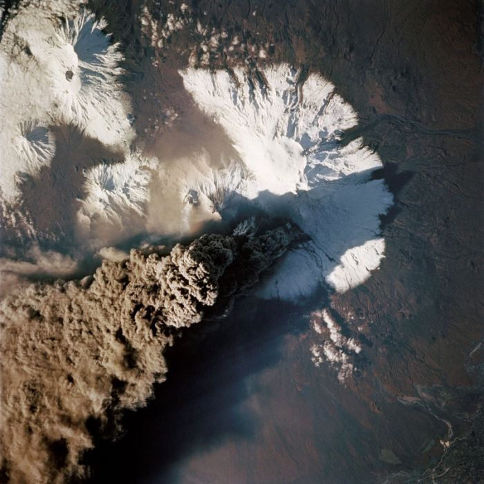 volcano from space