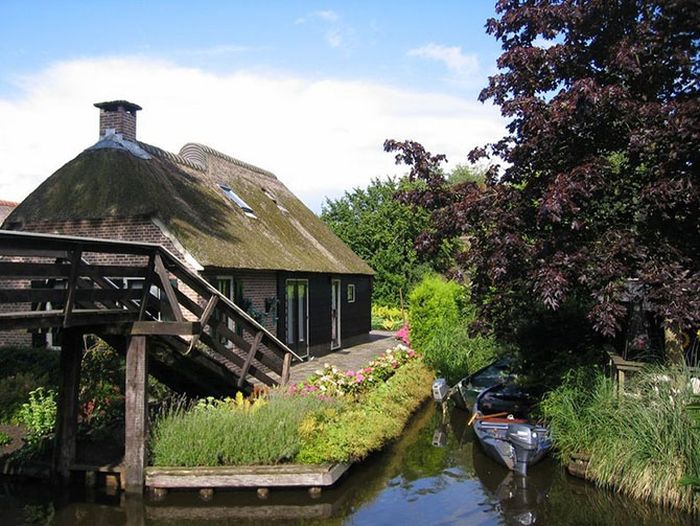 Giethoorn village, Overijssel, Steenwijkerland, Netherlands