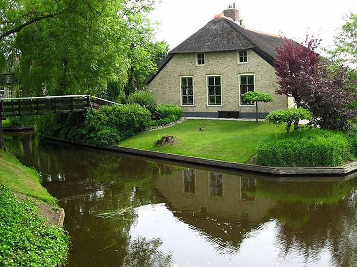 Giethoorn village, Overijssel, Steenwijkerland, Netherlands