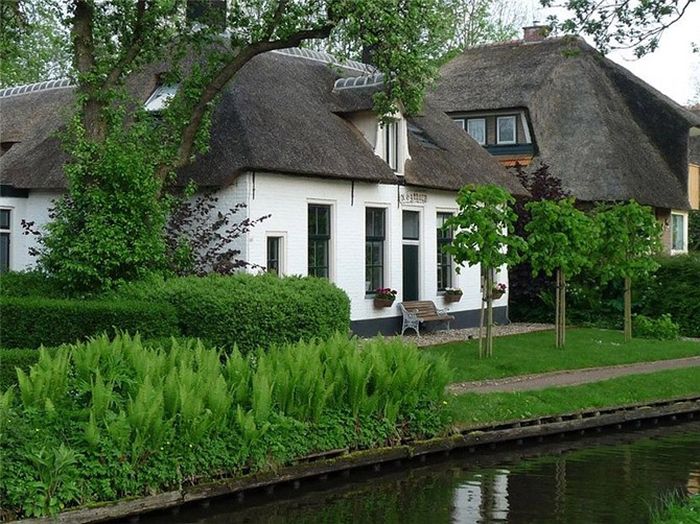 Giethoorn village, Overijssel, Steenwijkerland, Netherlands