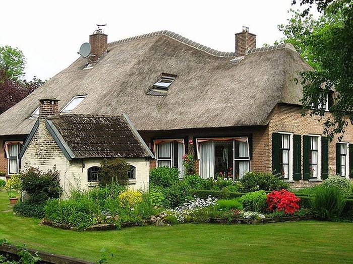 Giethoorn village, Overijssel, Steenwijkerland, Netherlands