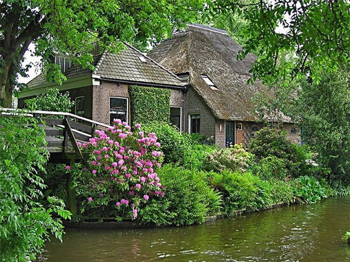 Giethoorn village, Overijssel, Steenwijkerland, Netherlands