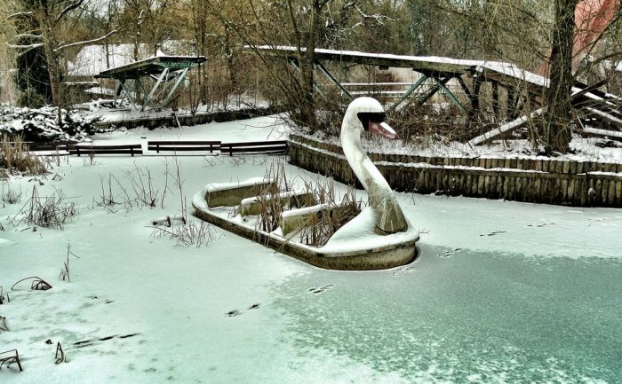 Spreepark entertainment park, Plänterwald, Berlin, Germany