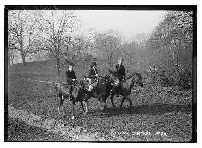 History: Central Park in the early 1900s, Manhattan, New York City, United States