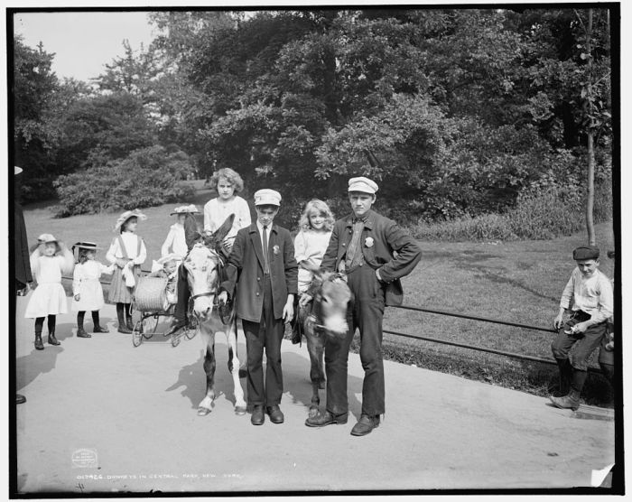 History: Central Park in the early 1900s, Manhattan, New York City, United States