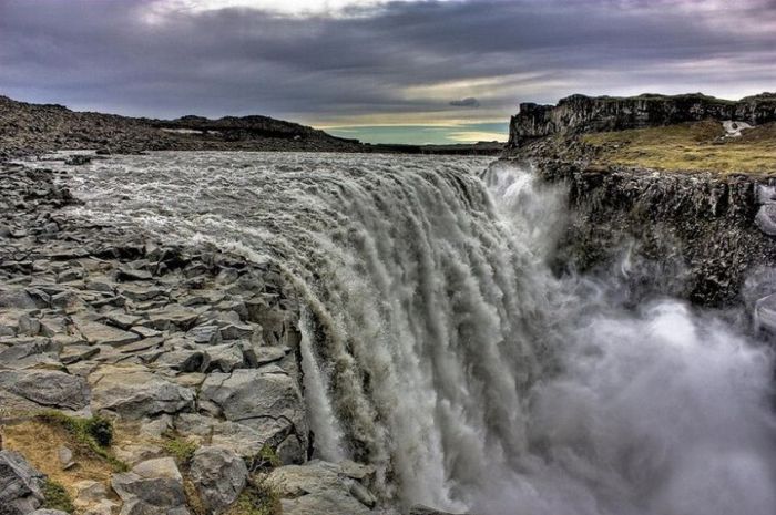 Dettifoss waterfall, Vatnajökull National Park, Jökulsá á Fjöllum river, Iceland