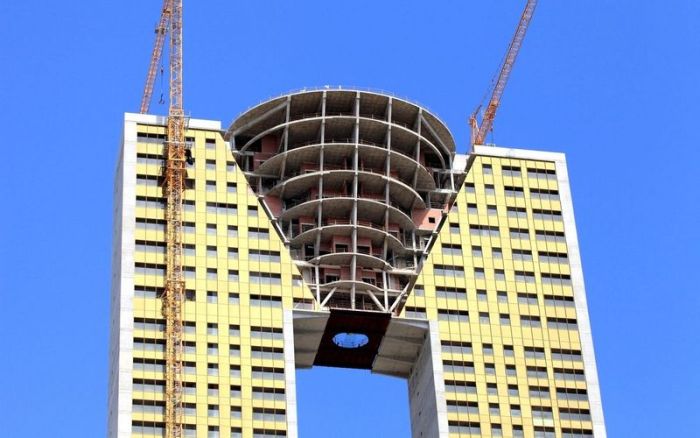 Residencial In Tempo skyscraper building, Benidorm, Spain