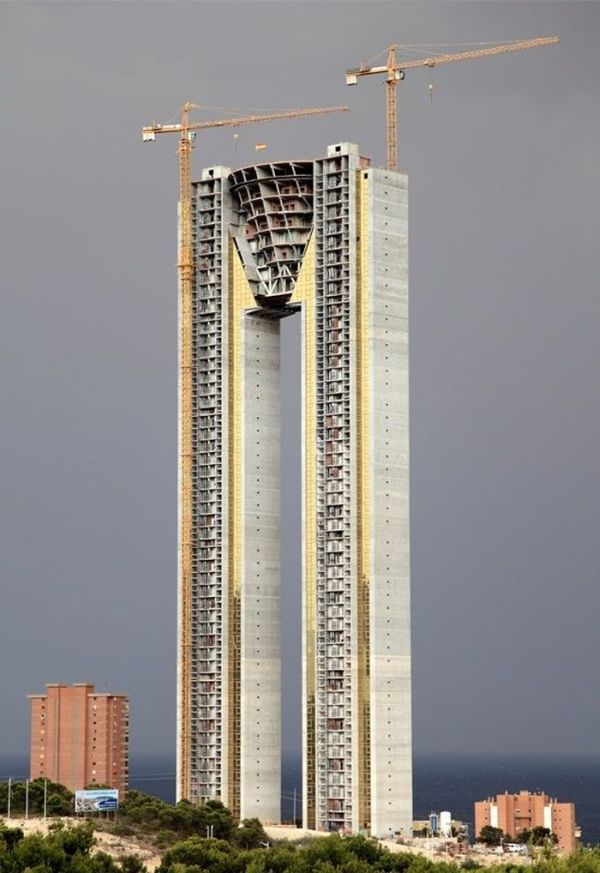 Residencial In Tempo skyscraper building, Benidorm, Spain