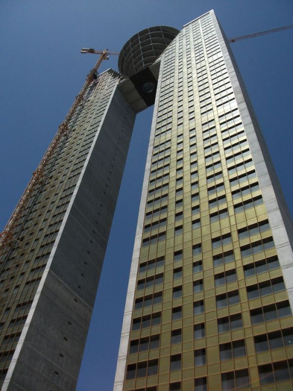 Residencial In Tempo skyscraper building, Benidorm, Spain