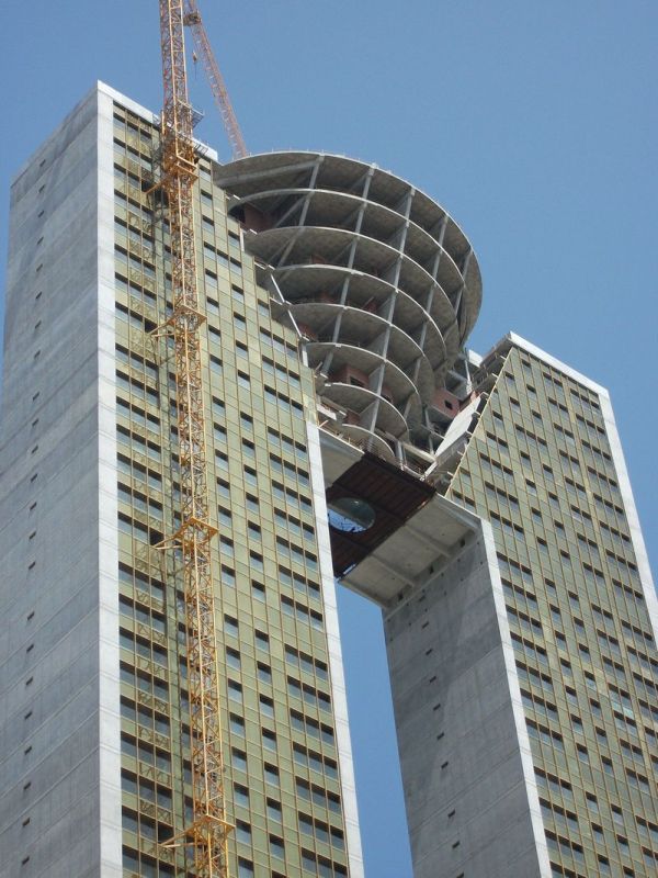 Residencial In Tempo skyscraper building, Benidorm, Spain