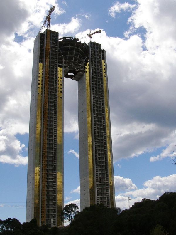 Residencial In Tempo skyscraper building, Benidorm, Spain