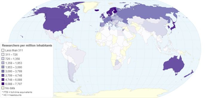 unusual world map