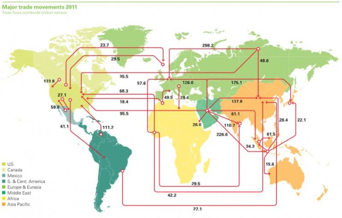 unusual world map