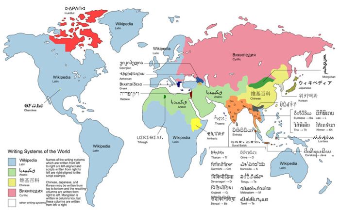 unusual world map