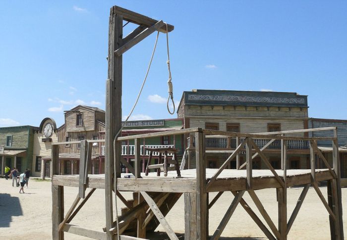 Western studio film sets, Tabernas Desert, Almeria, Spain