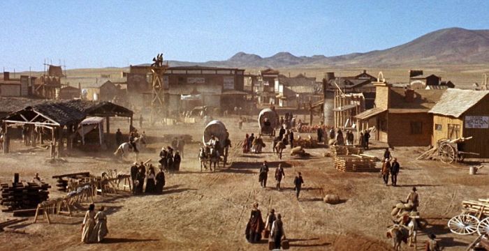 Western studio film sets, Tabernas Desert, Almeria, Spain